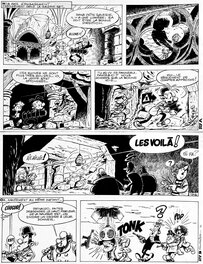 Jean-Claude Fournier - 1971 - Spirou : l'Abbaye Truquée - Planche originale