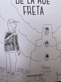 Jérémie Dres, illustration originale, "Les Fantômes de la Rue Freta".