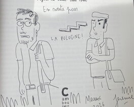 Jérémie Dres, illustration originale, "Nous n'irons pas voir Auschwitz".