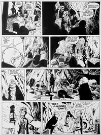 Frank Le Gall - 1990 - Théodore Poussin : Secrets - Planche originale