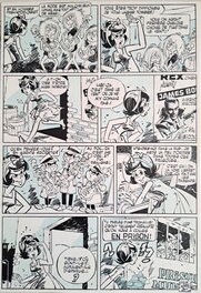 Claude Marin - Mimi/Frimousse  "Jailhouse rock" - Planche originale