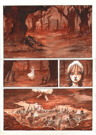 Fabrice Meddour - 2019 - Après l'enfer : Le jardin d'Alice - Planche originale