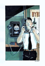 François Ravard - 2020 – Nestor Burma : Les Rats de Montsouris - Illustration originale