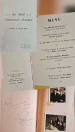 Documents, photos, dédicace et menu pour Salvatore Adamo en 69 à l'Olympia Documents, photos, dédicace et menu pour Salvatore Adamo en 69 à l'Olympia