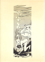 Clarke - Clarke - Illustration à l'encre - Illustration originale