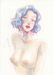 Negar Peykanfar - Illustration de personnage - Planche originale