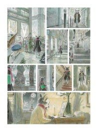 Andréi Arinouchkine - Le chat-peintre. Planche 29 - Planche originale