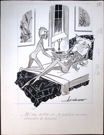 Albert Georges Badert - Dessin de presse - Original Illustration