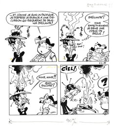 Greg - Pivoine Agénor - Planche originale