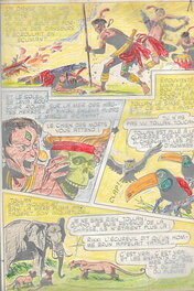 Ferdinando Tacconi - Le masque de la mort - Yataca n°17 planche 17 (Mon Journal) - Planche originale