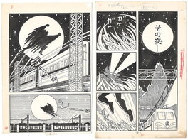 Osamu Kishimoto - Whirlwind Kid | Shōnen Senpūji (少年旋風児) | pgs. 33 & 34 - Comic Strip