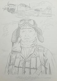 Francis Bergèse - Bergèse - WW2 Japon - Illustration originale