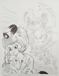 Philippe Foerster - Foerster - Hommage à Walthery - Œuvre originale