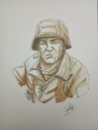 Olivier Speltens - Speltens - Soldat - Illustration originale
