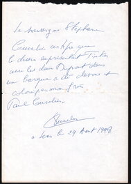 Lettre de Stephane