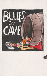 F'murrr - Bulles en cave 2 - Tintin - Illustration originale