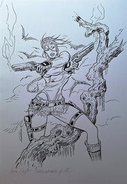 Gil Formosa - Couv. du magazine Tomb Raider avec Lara Croft Tome 18 - Couverture originale