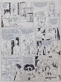 Philippe Francq - Largo Winch "Business Blues" - Planche originale