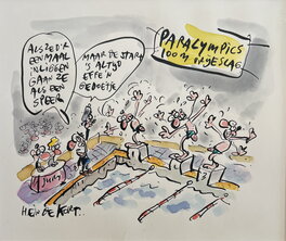 Hein de Kort - Paralympics - Planche originale