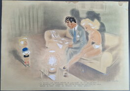 Charlie Delhauteur - Le Chantage - Original Illustration