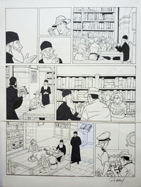 Renaud - Harry DICKSON    T11 LE MESSAGER DES DIEUX ET LE VOL DE L'AGNEAU MYSTIQUE - Planche originale