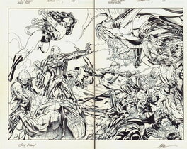Andy Kubert - Robin Rises : Omega #1 pgs 26-27 - Comic Strip