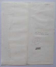 Le Verso de La Couverture Originale du TOUT RAHAN 9 avec indication au crayon , et Tampon de André Chéret Le Verso de La Couverture Originale du TOUT RAHAN 9 avec indication au crayon , et Tampon de André Chéret