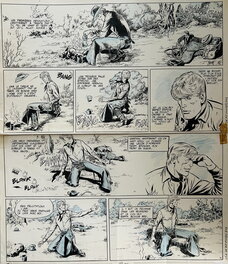 Gérald Forton - Forton, Teddy Ted, La promenade sans retour, planche n°1, Vaillant#1170, 1967. - Comic Strip