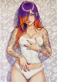 Mathieu Reynes - Iris - Illustration originale