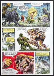 raul goodman - La créature des marais / Swamp Thing - Planche originale