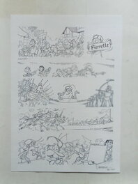 Jean Barbaud - Il était une fois l'homme, La guerre de cent ans - Planche originale