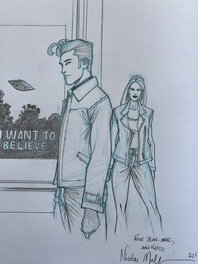 Nicolas Malfin - I want to believe - Illustration originale