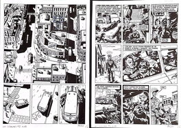 Mezzo - Les Désarmés - tome 2 - planche 16 et planche 17 - Planche originale