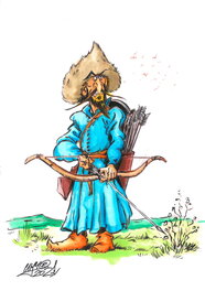 Wojciech Cichon - « Colonel Domino » / "Pułkownik Domino" - Illustration originale