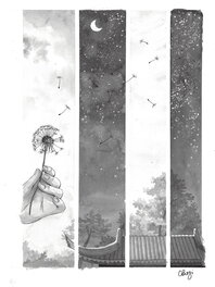 Carine Borgi - La promesse du souffle - Planche originale