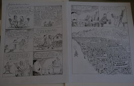 Catherine Meurisse - Humaine, trop humaine (histoire courte) - Planche originale