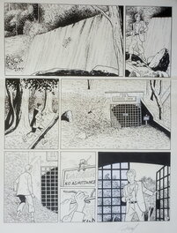 Renaud - HARRY DICKSON    T12 LA CHAMBRE ROUGE - Planche originale