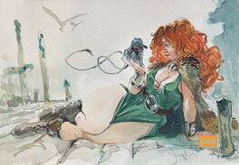 Yannick Corboz - Pelisse - Illustration originale