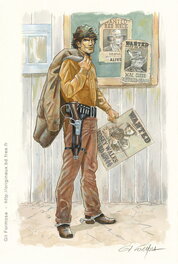 Gil Formosa - BLUEBERRY -Joss RANDAL - Planche originale