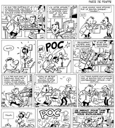 Greg - 1963 - Achille Talon : Les idées d'Achille Talon cerveau-choc ! - Planche originale