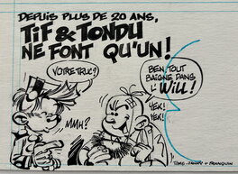 Janry - Bandeau-Titre du Spirou #2316 : hommage à Will - Original Cover