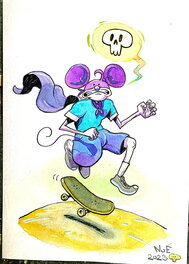 Noé - Souris Magouille - Illustration originale