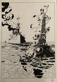 Bones - Bones, planche originale, "Dessous". - Comic Strip