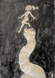 Stephan Louwes - Eet me niet - Don’t eat me - Original Illustration