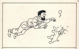 Studios Hergé - Album à colorier - Illustration originale