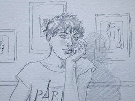 Zoom le regard de Louise