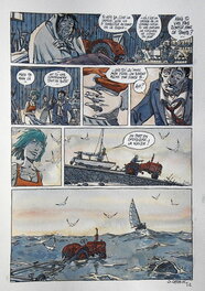 Gilles Cazaux - Le grand Large – TOME 2 – Planche originale – Page 14 – Gilles Cazaux - Planche originale