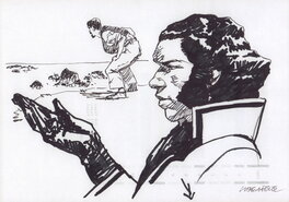 Liberatore - Le Capitaine - Illustration originale