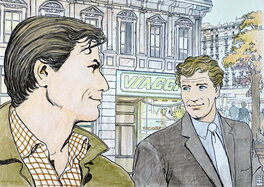 Milo Manara - Compagnie d'Assurance - Illustration originale