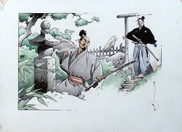 Michetz - Kogaratsu 2 Samouraïs - Original Illustration